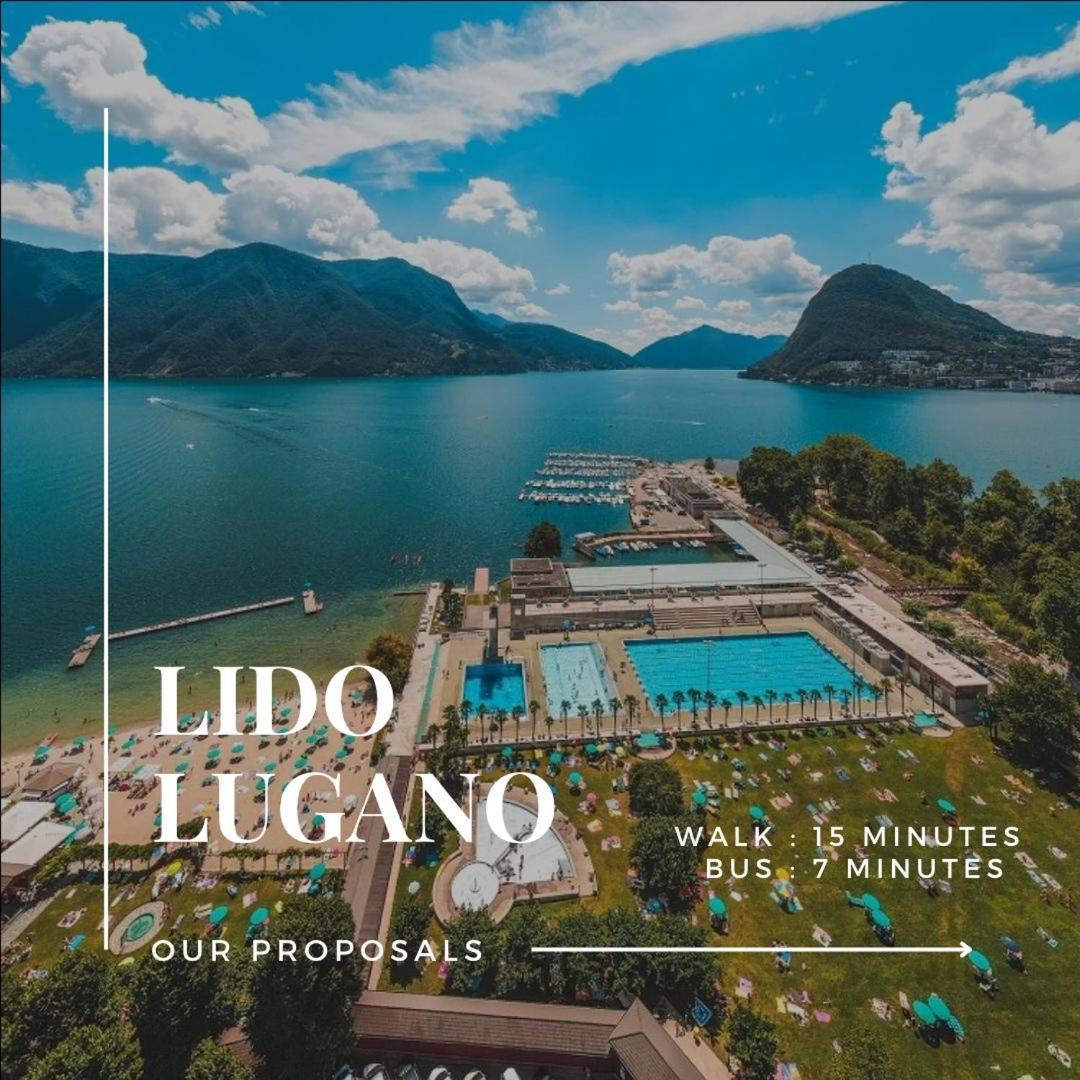 Ferienwohnung Gotthard House Lugano Exterior foto